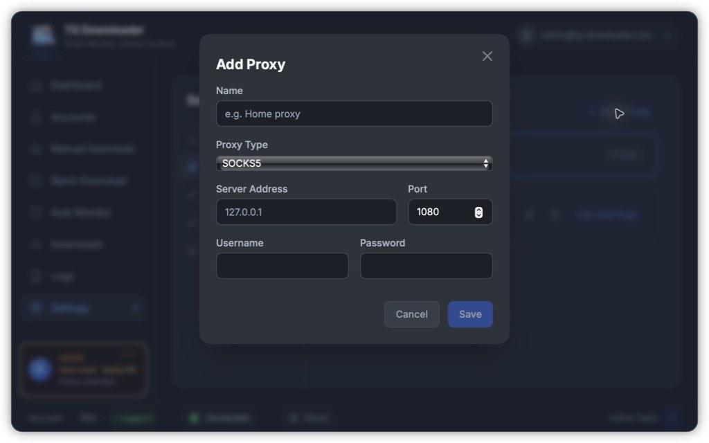 Add proxy
