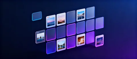 瀑布流展示效果