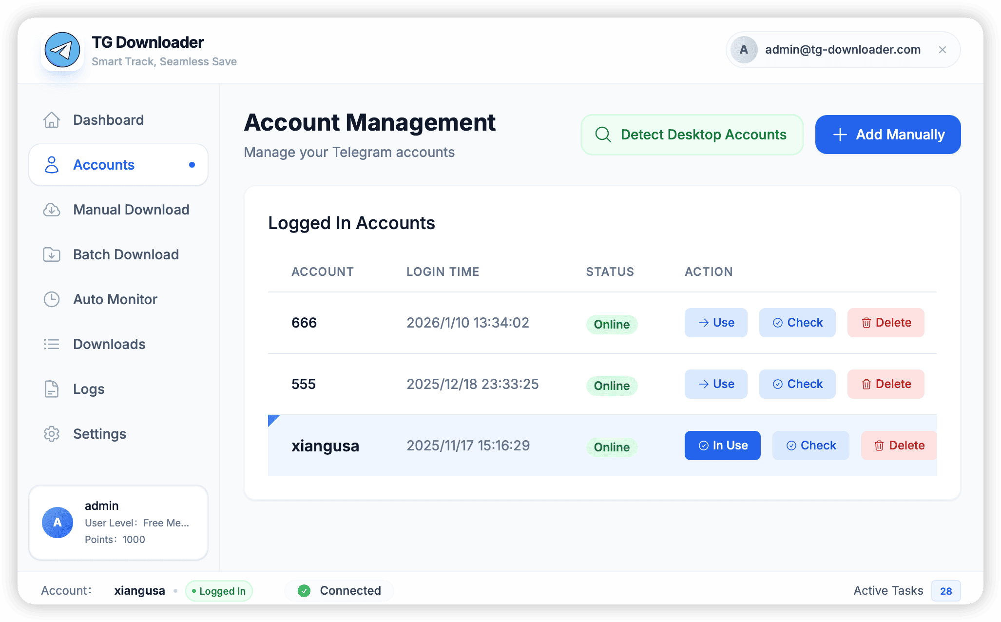 Unlimited Accounts, Isolated Storage